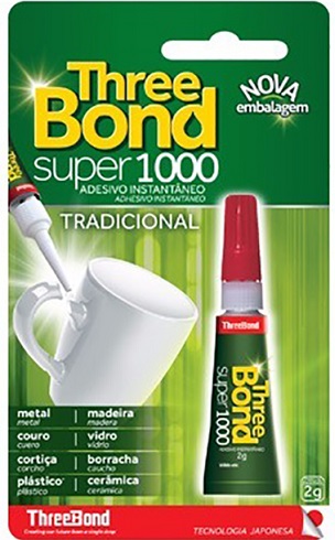 COLA ADESIVO INSTANTÂNEO SUPER 1000 THREE BOND 2g