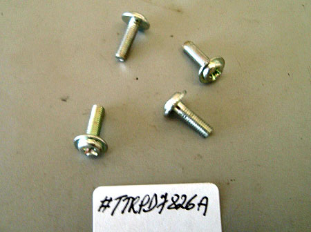 PARAFUSO 3X10mm PHILLIPS CABEÇA REDONDA ROSCA MAQUINA PRATA C/FLANGE PCTE.: C/4