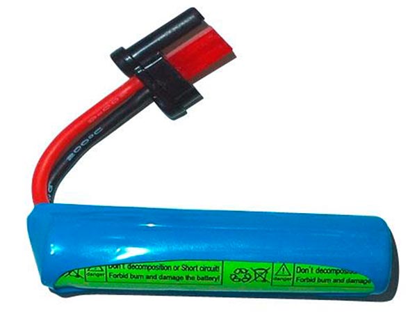 BATERIA RECARREGAVEL LIPO 1S 3,7V 700Mah P/LANCHA #CTWREB06008