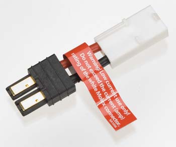 CONECTOR INTERMEDIÁRIO ADAPTADOR TRAXXAS MOLEX MACHO P/TAMIYA FEMEA CHARGE LEAD 