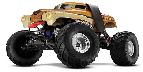 CARRO RC ELÉTRICO TRUCK MONSTER MUTT JAM  2WD RTR c/ motor e rádio AM 72Mhz