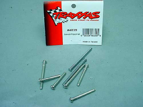 SCREW PIN, HINGE PIN SET P/CARRO NITRO 4-TEC PCTE.: C/8 PEÇAS E 2 E RINGS