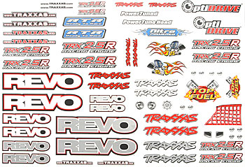 DECAL P/ CARRO OFF ROAD TRAXXAS REVO