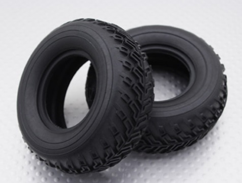 PNEUS TURNIGY A2023T E A2027 CARRO 1/16 PCTE. C/ 2 PEÇAS.