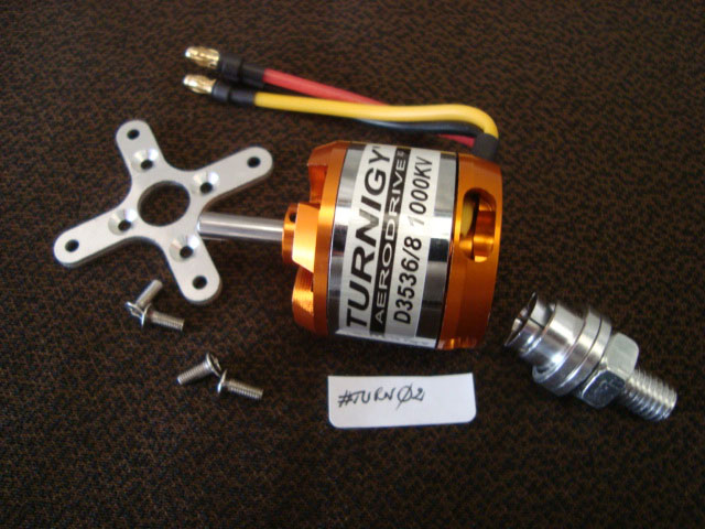 MOTOR ELÉTRICO BRUSHLESS 1000KV OUTRUNNER  #D3536-8