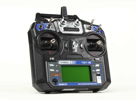 RADIO CONTROLE TURNIGY 6 CANAIS 2.4Ghz FHSS TGY-i6 (MODE2 VEJA ABAIXO)