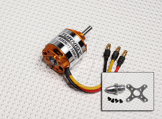 MOTOR ELÉTRICO BRUSHLESS 750KV OUTRUNNER #D2836/11 