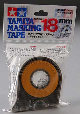 MASKING TAPE FITA P/ PINTURA 18mm C/ ESTOJO PROTETOR