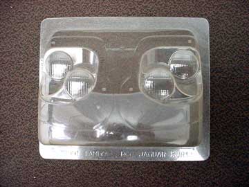 FAROIS P/ CARRO RC LEXAN P/ BOLHA JAGUAR X JR12 ESC.: 1/10