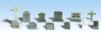 TUMULOS TOMBSTONES MINIATURA ESC.: HO ESC.: 1/87 PCTE.: C/11 