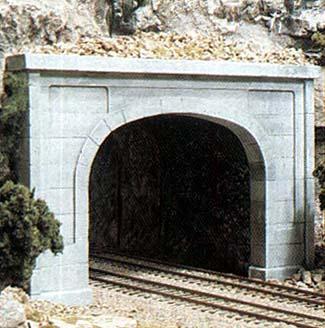 PORTAL BOCA DE TUNEL DUPLO CONCRETO ESC.: HO ESC.: 1/87