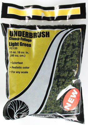 VEGETAÇÃO RASTEIRA UNDERBRUSH FOLHAGEM VERDE CLARO PCTE.C/ 353cm³