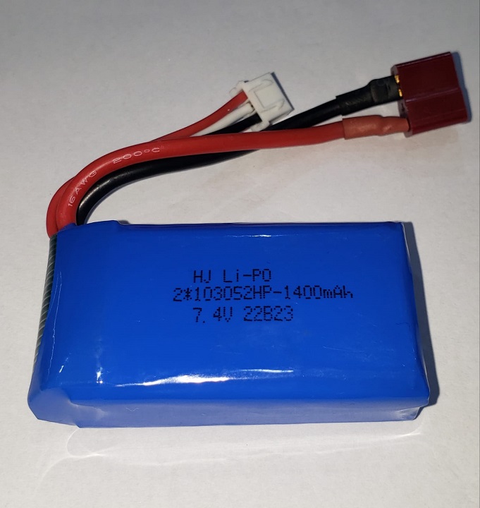 BATERIA RECARREGÁVEL 7,4V 1400mah P/ WLTOYS